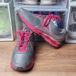 Womens New Balance Shoes Size 8 Gray/Pink WW1765KM